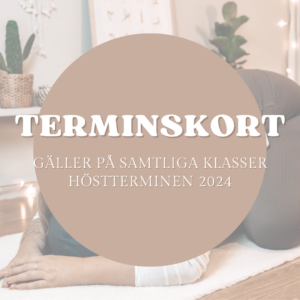 Terminskort: Alla yoga- och meditationsklasser